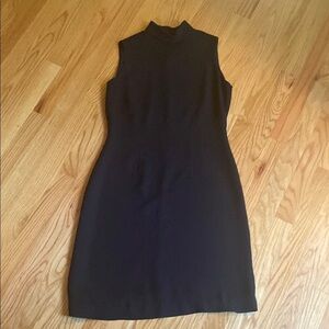 Liz Claiborne Black Sleeveless Sheath Dress
